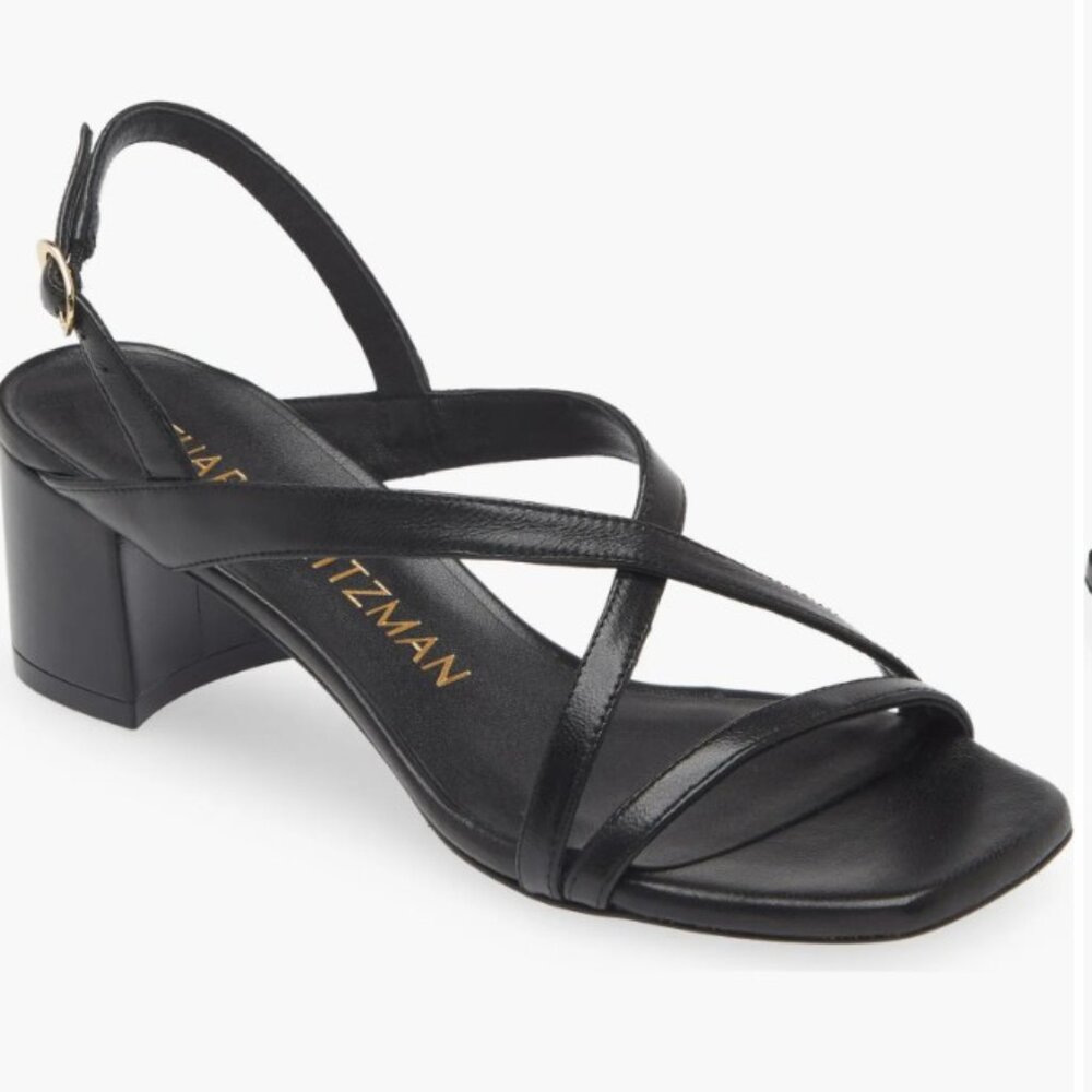 Stuart Weitzman Oasis 50 Block Sandal Size 9 & 6